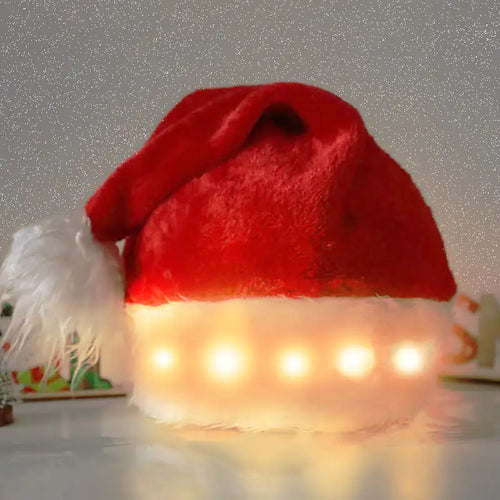 MerryLight Plush Santa Cap