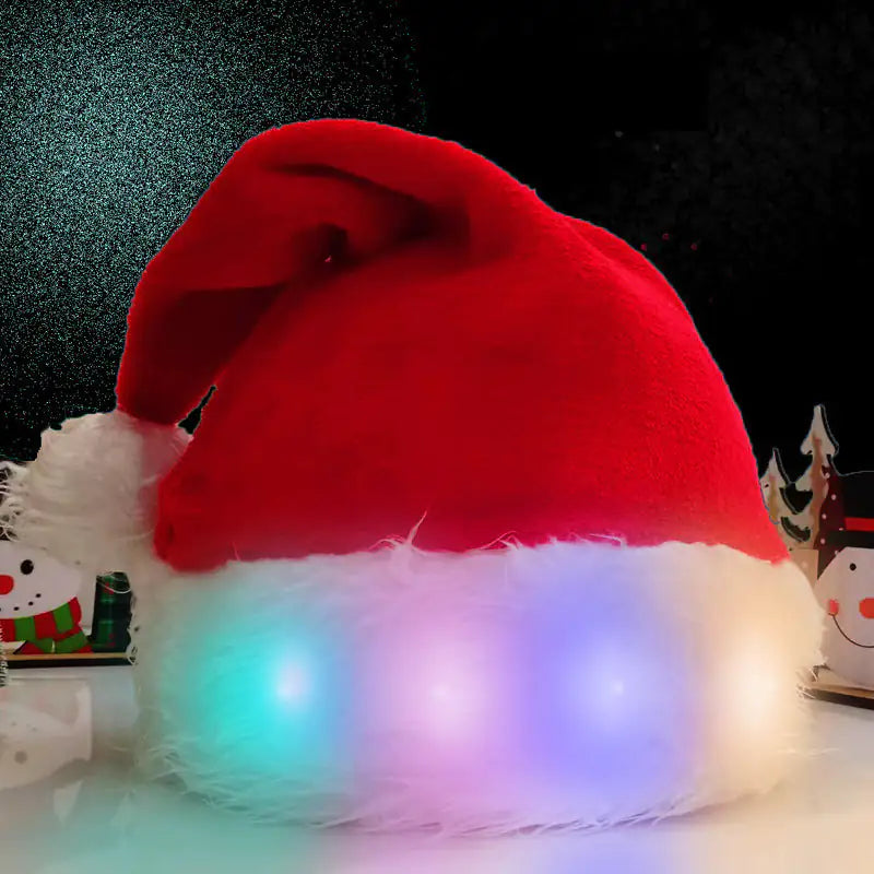 MerryLight Plush Santa Cap