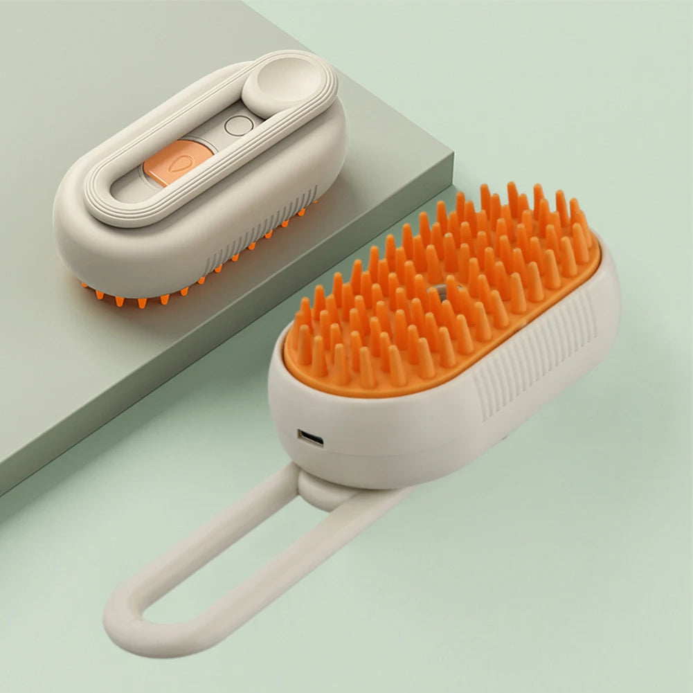 Cepillo Vapor para Mascotas 3 en 1